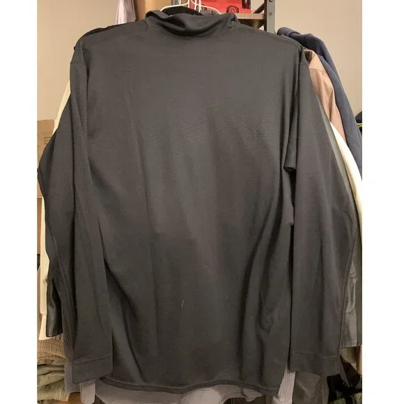 Vintage Y2K Patagonia Capilene Black Quarter Zip Pullover Longsleeve Shirt - L - Picture 3 of 7